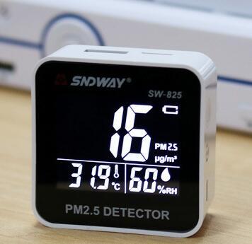 Monitor de Calidad del Aire Digital – Detector Láser PM2.5 y Analizador de Gases