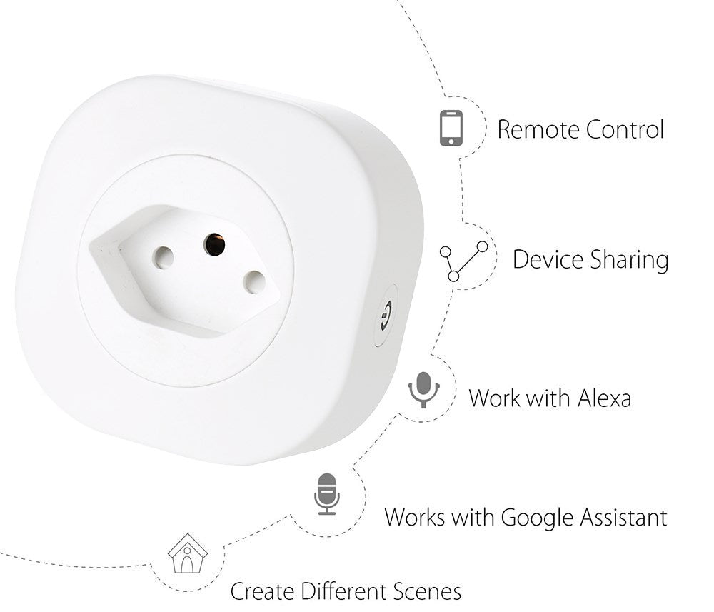 Enchufe inteligente WiFi para hogares inteligentes