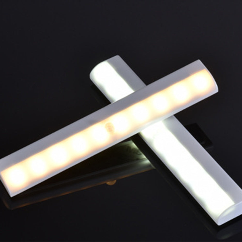 Luz LED con Sensor de Movimiento – Iluminación Automática y de Alta Luminosidad para Armarios, Gabinetes y Dormitorios (Blanco Cálido).