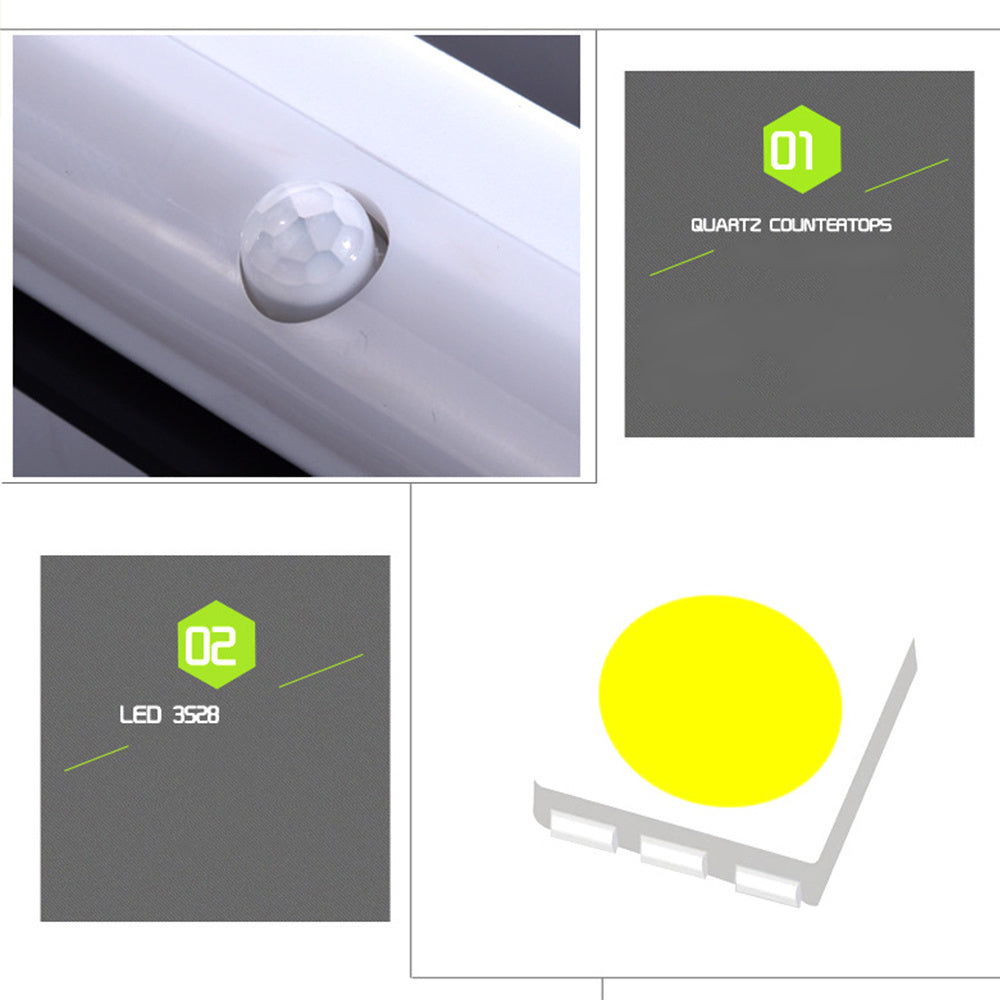 Luz LED con Sensor de Movimiento – Iluminación Automática y de Alta Luminosidad para Armarios, Gabinetes y Dormitorios (Blanco Cálido).