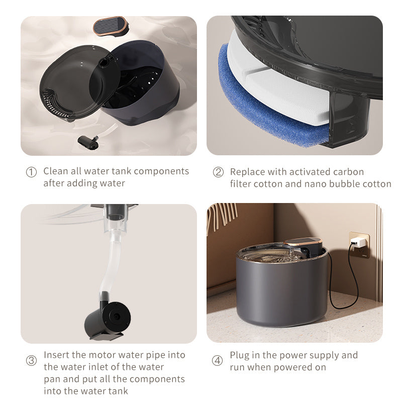 Dispensador Automático de Agua para Mascotas